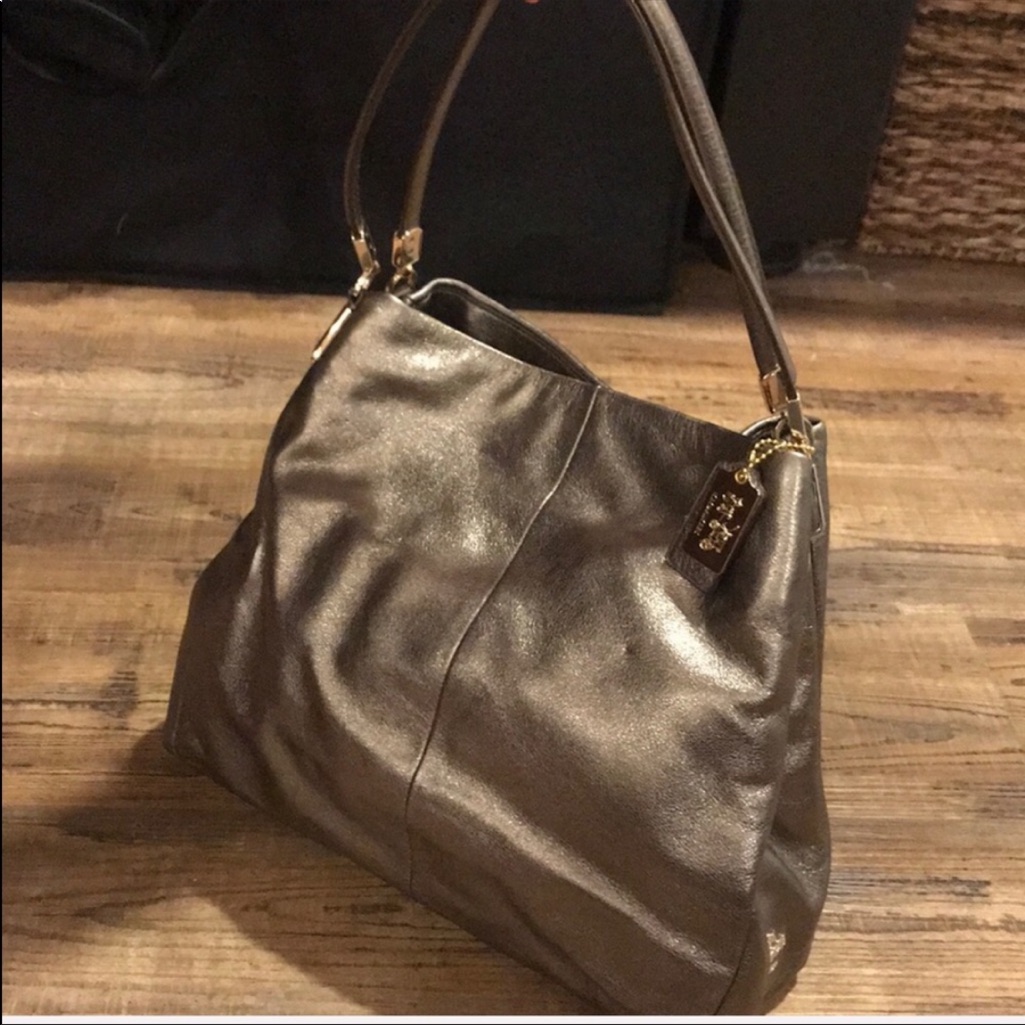 Coach Pewter Handbag